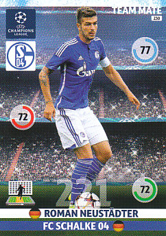 Roman Neustadter Schalke 04 2014/15 Panini Champions League #230
